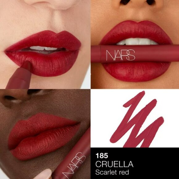 NARS Velvet Matte Lip Pencil Mini - Cruella - Red - Picture 4 of 4
